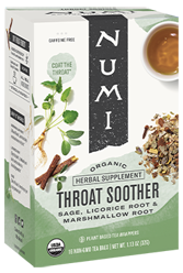 A blend of sage, licorice root, marshmallow root, cinnamon & clove for a comforting cup. (16-ct box, 6-box case)